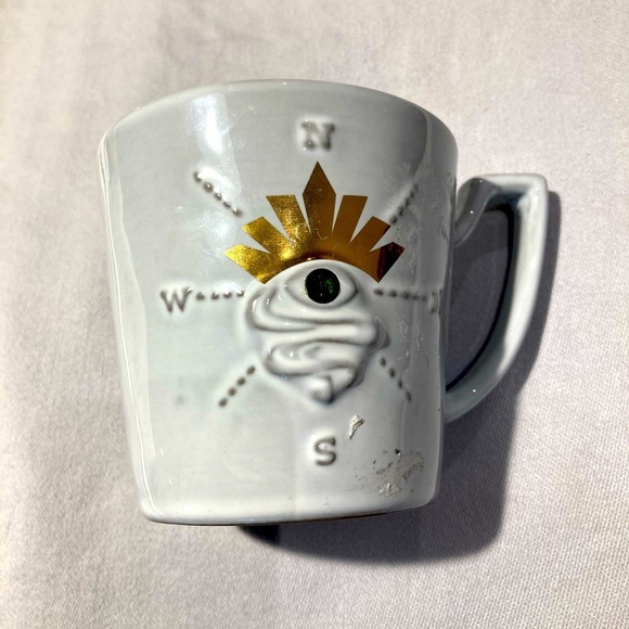 𝅺STARBUCKS  Anniversary Sirens Crystal Eye Mug 2014 - Picture 2 of 5